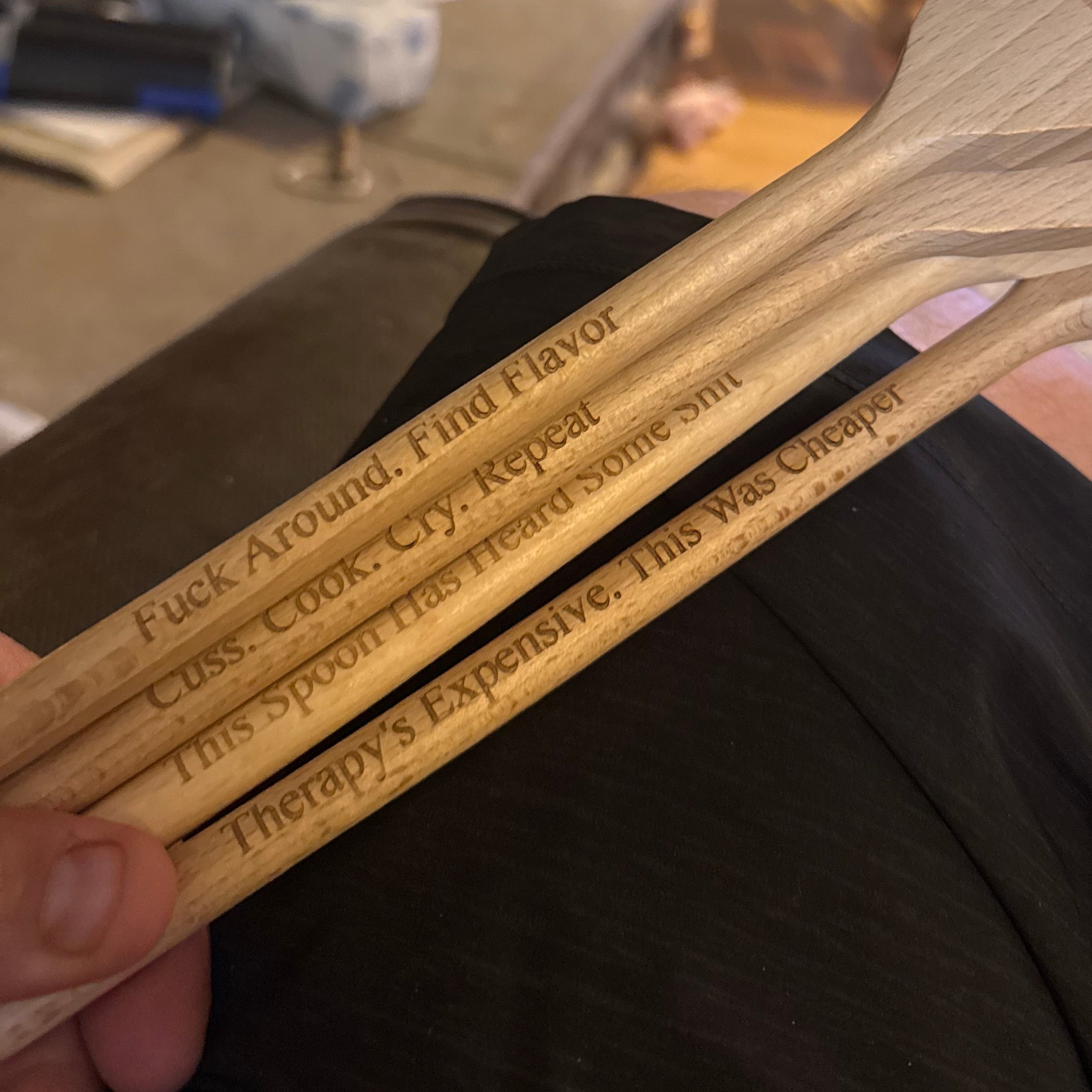 EYF Wooden Cooking Spoons